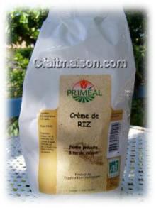 Sachet de crme de riz