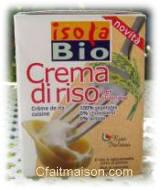 Crme de riz cuisine