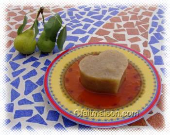 Compote de poires glifie