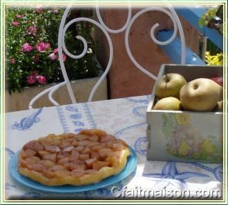 Tarte tatin, une tarte aux pommes renverse