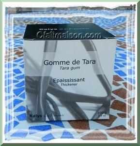 Gomme de tara.