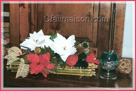 Poinsettias raliss en velours