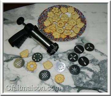 Presse  biscuits pour gteaux pistolet.