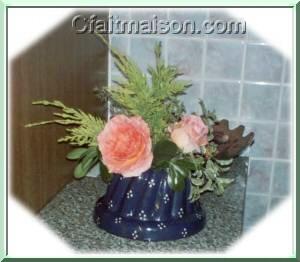 Bouquet ralis dans un moule alsacien  kouglof