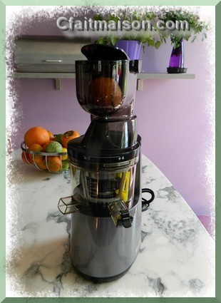 L'extracteur vertical Biochef Atlas Whole Slow Juicer.