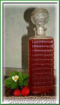 Liqueur de fraises.