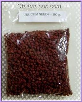 Graines d'urucum.