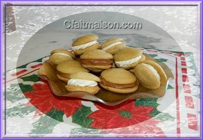 Les whoopie pies ou whoopies  la ganache monte.