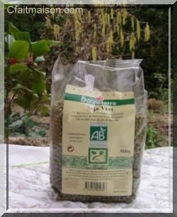 Paquet de graines de haricot mungo (soja vert) bio