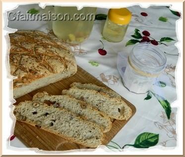 pain au levain de kfir de fruits