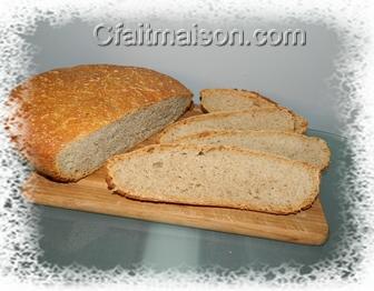 pain de campagne au levain naturel avec la machine  pain La Fourne de Moulinex