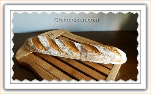 Baguette au Mix Sozie All-In : Pain au got de levain.