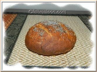 Petit pain au lait d'amandes selon la méthode du pain artisanal en 5 minutes par jour.