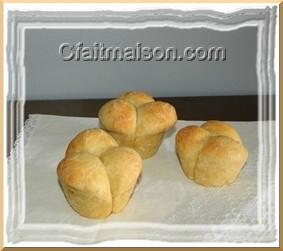 Dinner roll en forme de trfle