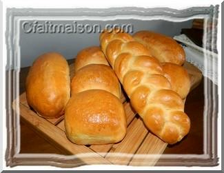 Petits pains au Tang zhong, cuits au four