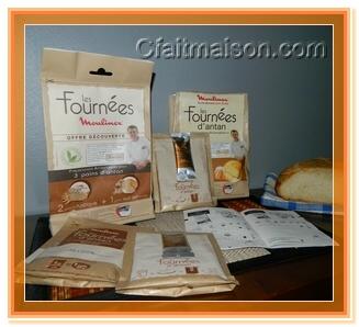 Manuel et sachets d'additifs pour recettes Moulinex