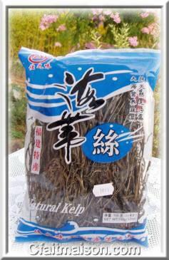 Sachet d'algues asiatiques kelp.