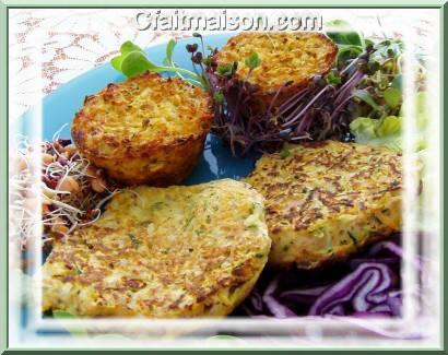 Galettes de riz aux lgumes.