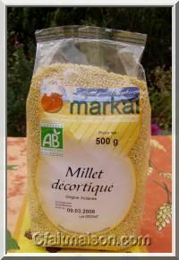 Millet dcortiqu.