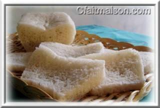 Pain de riz sans gluten cuit à la vapeur dans le Vapok ou Vitaliseur
