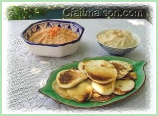 Tartinades et pancakes.