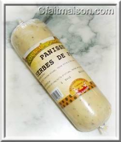 Tube de panisse  trancher.