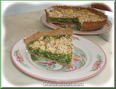 Quiche aux pinards.