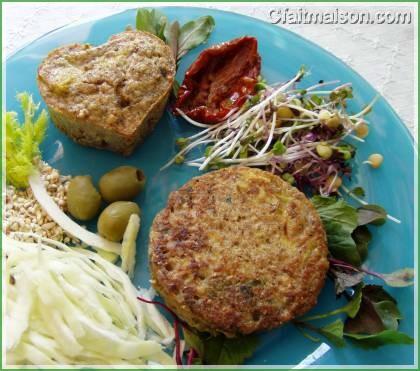 Galettes de sarrasin aux poireaux.