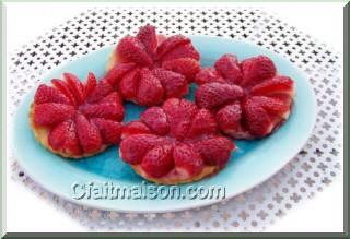 Tartelettes aux fraises.