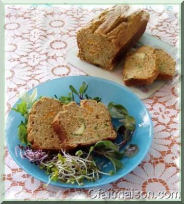 Cake aux courgettes et carottes.