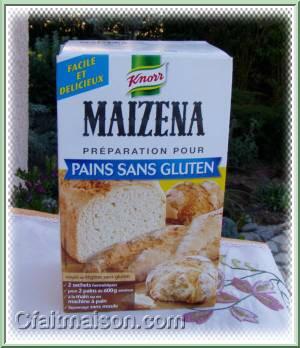 prparation pour pains sans gluten de la marque Mazena.