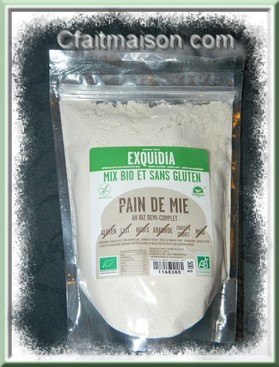 Mix bio Exquidia Pain de mie