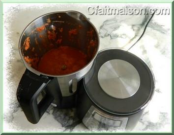 Sauce tomate napolitaine au Robot Chef Natura.