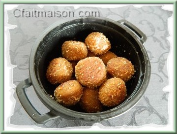 Falafels aux lentilles corail.