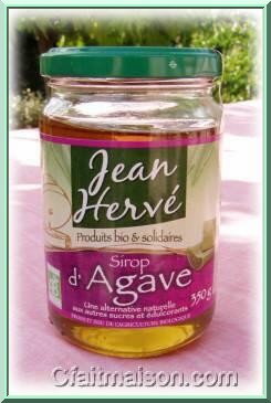 Sirop d'agave.