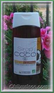 Sirop de coco.